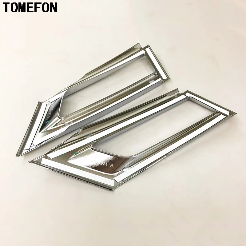 Для Nissan Kicks 2016 2017 ABS Хром Передняя противотуманная фара крышка Накладка рамка