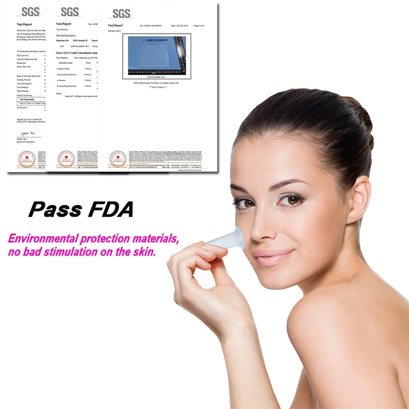 Детям от 2 до 12 лет шт. массаж лица силиконовых кейсов для массажер с напылением из