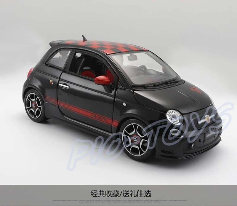 Новое поступление подарок Abarth 1/18 модель металлический седан автомобиль сплав
