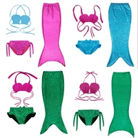 children mermaid tail princess dress baby girls kids bathing split swimsuit costume swimwear bikini fancy dress for 3 12y
