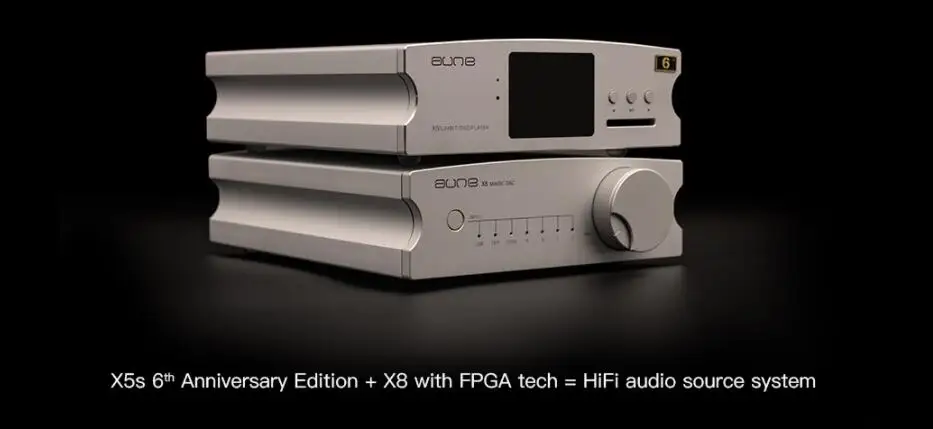 Aune X5S 6th dac декодирующий цифровой усилитель 32 бит/384 K SD вход оптический коаксиальный RCA AES выход активный динамик домашний усилитель