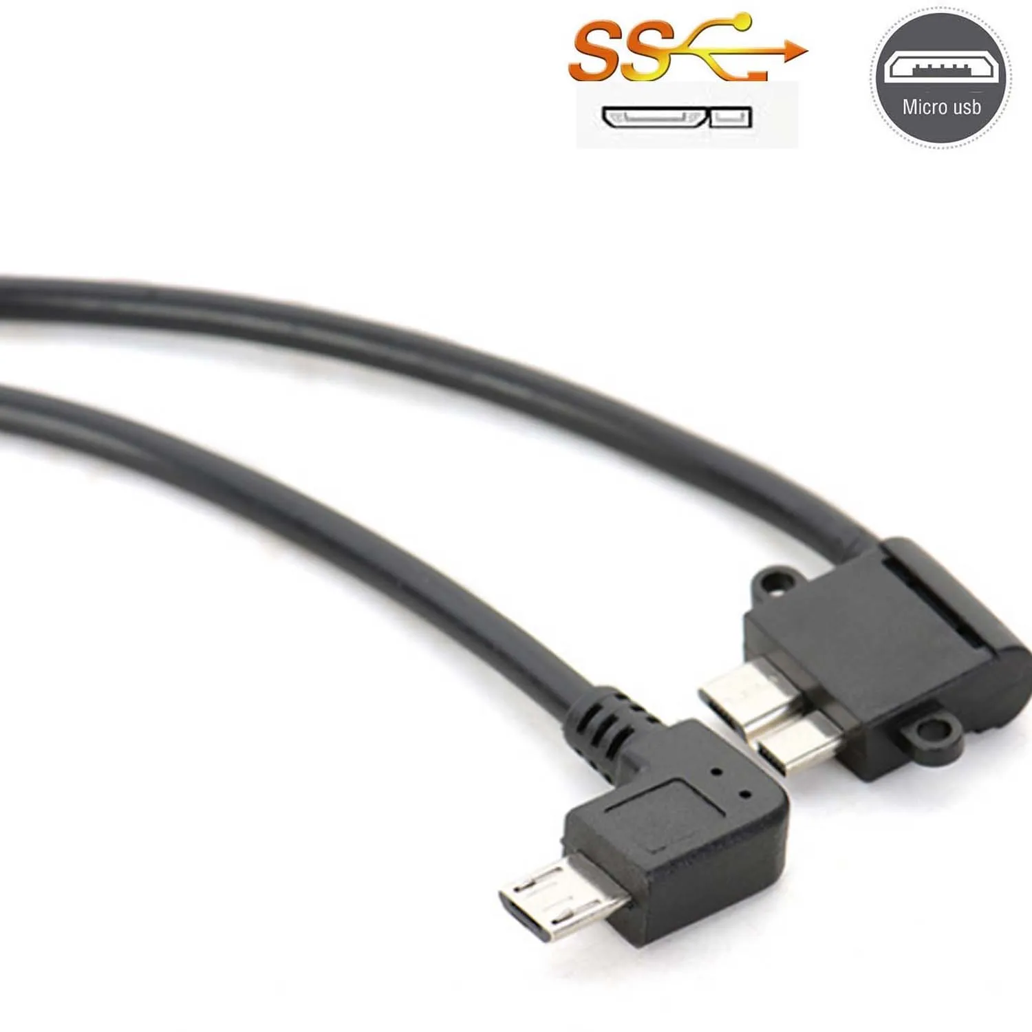 Кабель Micro usb 2 0 к USB 3 B коннектор для жесткого диска смартфона сотового телефона