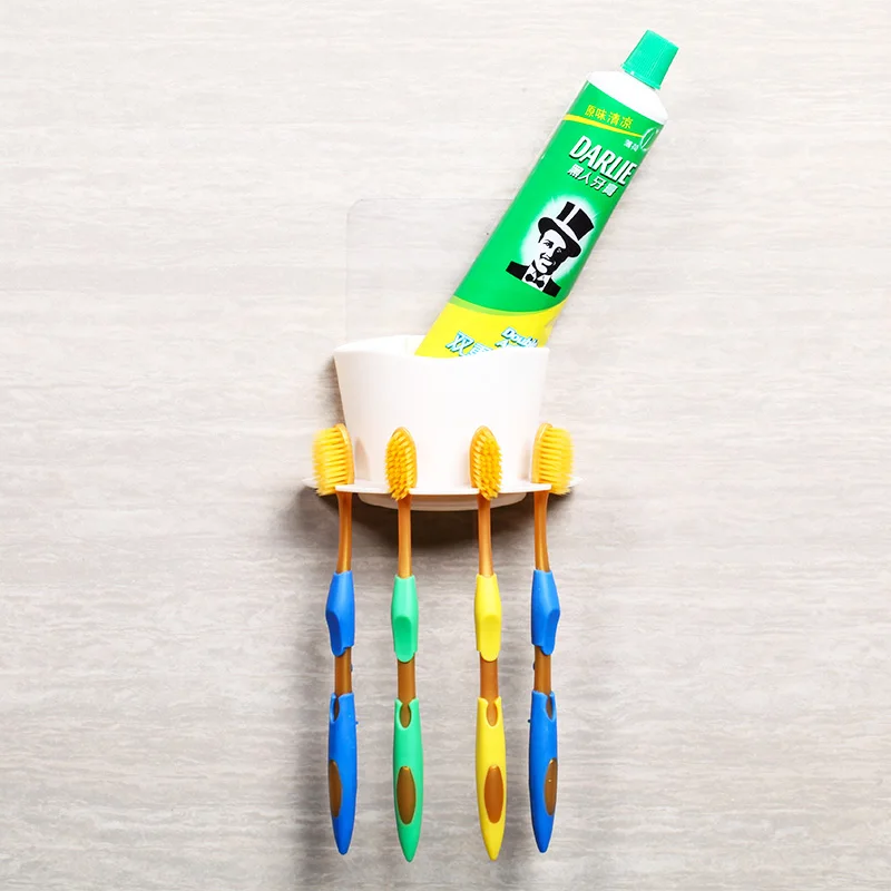2017 новый современный минималистский щетки зубы семьи бесследовый крюк кухня
