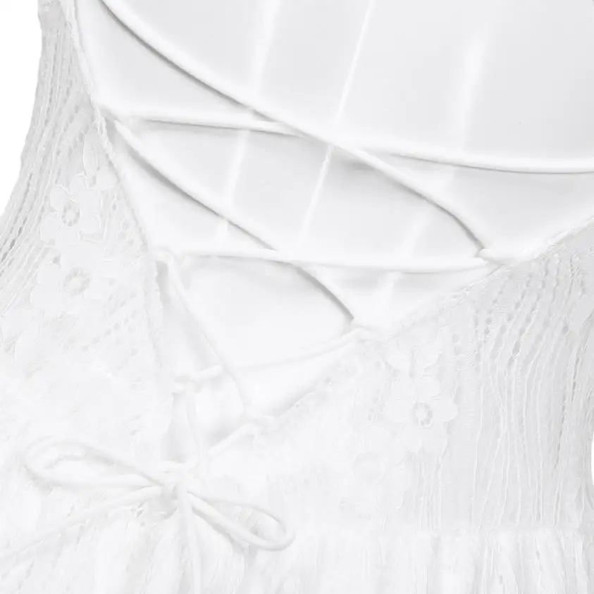Сексуальные летние платья стильная повязка Bodycon спинки v-образным вырезом платье трапециевидной формы без рукавов выдалбливают Платья для вечеринок zomer jurkjes