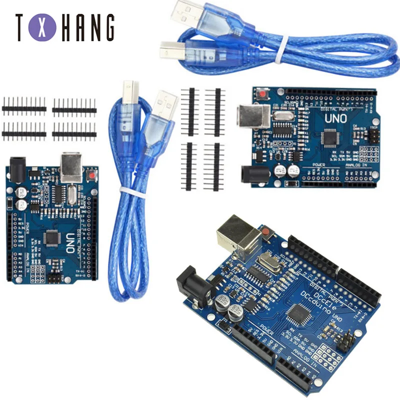 Один комплект UNO R3 (CH340G) MEGA328P для Arduino с Чехол USB кабель ATMEGA328P AU