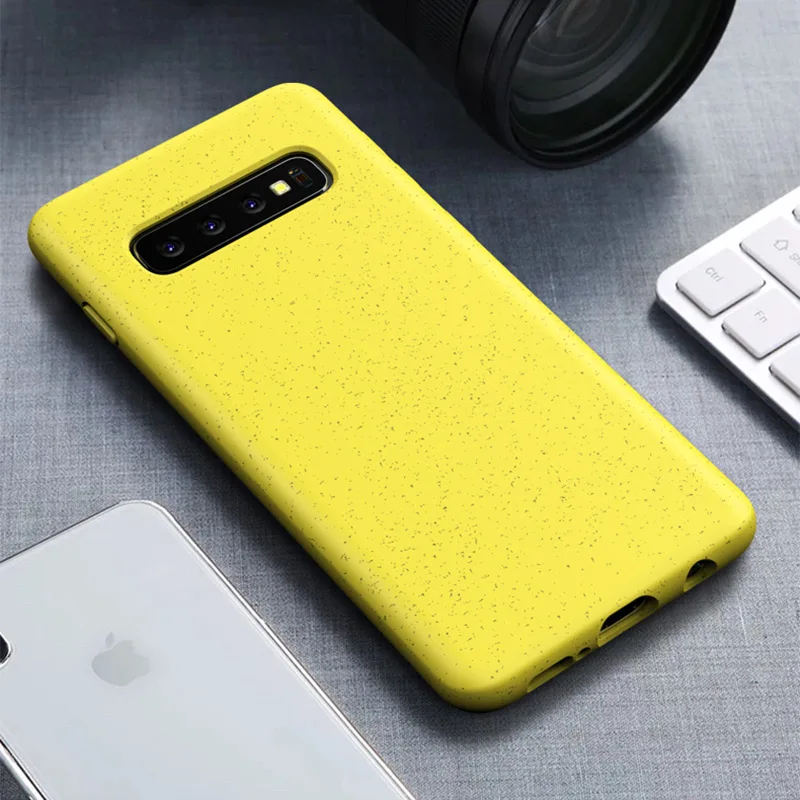 Yellow Чехол для samsung Galaxy S10 Plus чехол s samsung S10 S10E чехол силиконовый тонкий матовый из ТПУ мягкий чехол для Galaxy S10 Plus S10 E Fundas - Цвет: Yellow