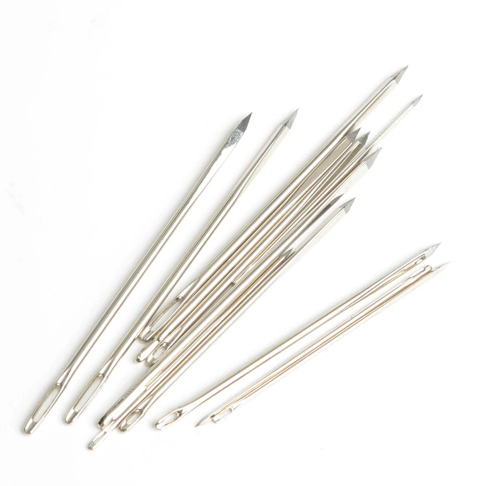 12 шт. инструменты для шитья вручную 7 см 5 8 4 см|leather diy tool|sewing leather needleleather needle |