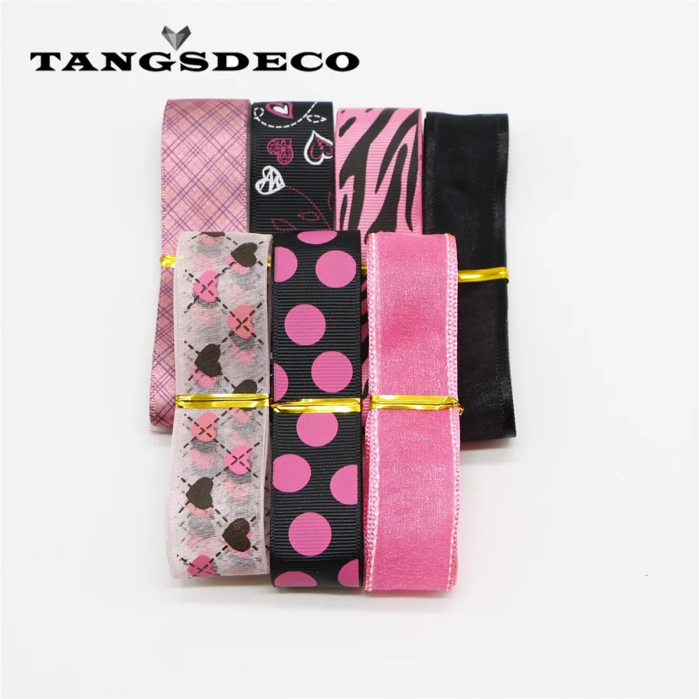 26 ярдов/комплект высококачественный бант для волос сделай сам набор лент