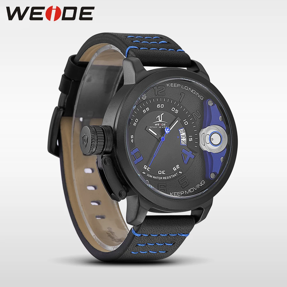 Часы WEIDE menelectronics Кварцевые спортивные наручные часы из натуральной