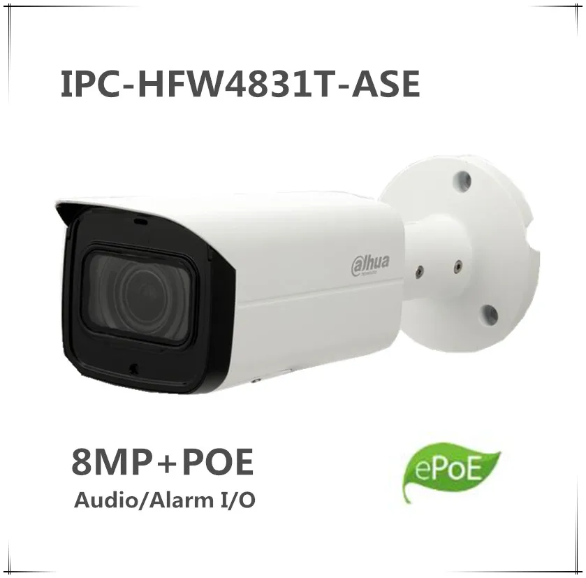 Оптовая продажа Оригинальная английская фотокамера dahua 8 Мп POE ИК миниатюрная