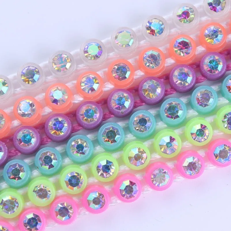 Taidian SS6 горный хрусталь окантовка для Powwow Beadwork 300 ярдов/партия каждый цвет 10 ярдов