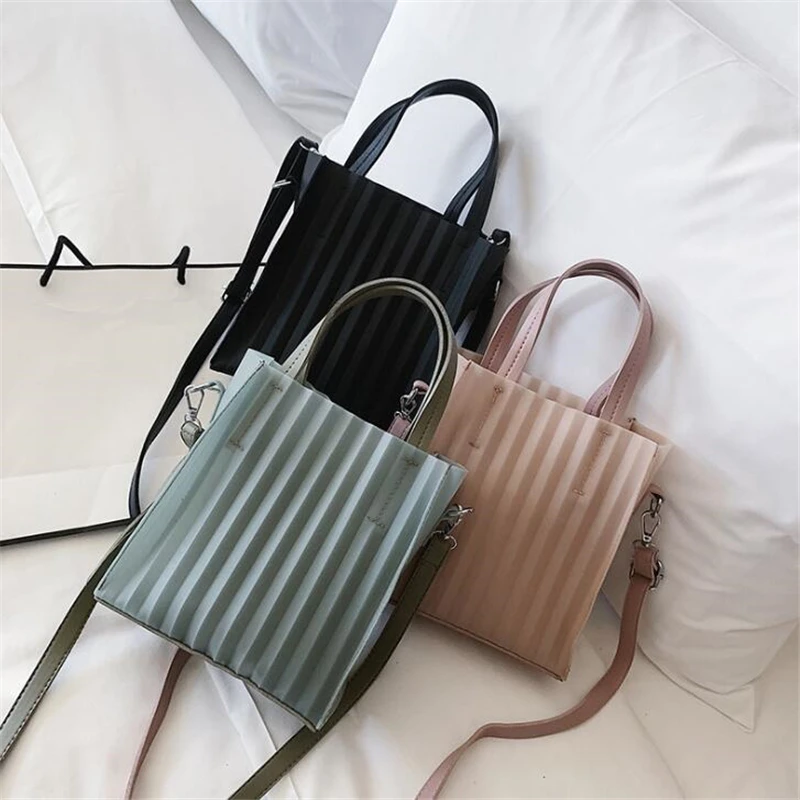 21 Клубная брендовая маленькая Желейная полосатая летняя стильная модная дамская