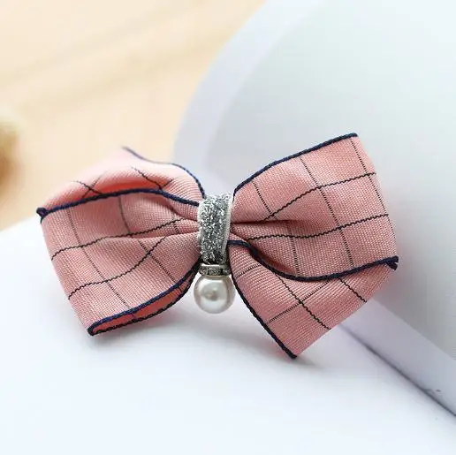 Для девочек в Корейском стиле бант зажим для волос ins чистый красный шпилька