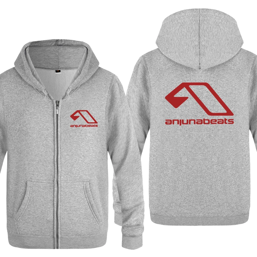 Мужская Флисовая Толстовка выше &amp Beyond Anjunabeats кардиган на молнии свитшот с