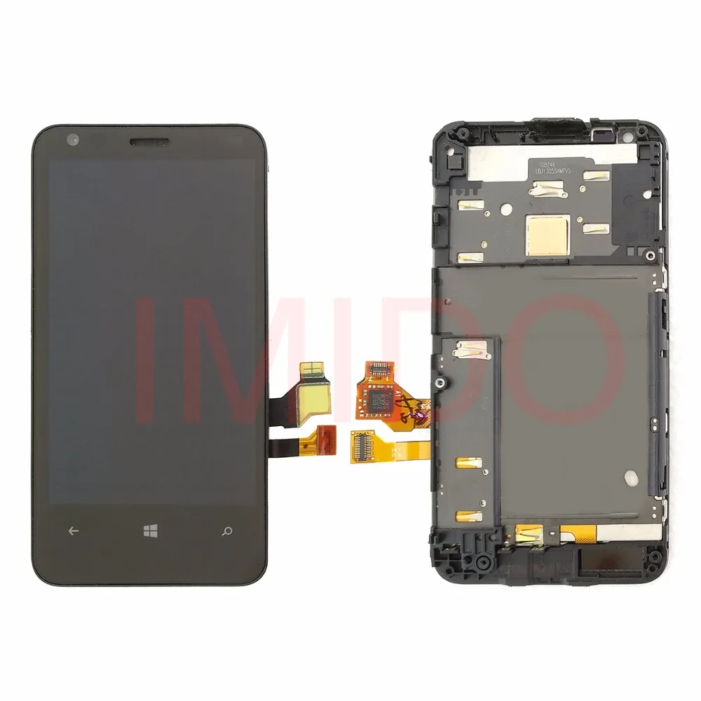 Для Nokia Lumia 620 RM 846 ЖК дисплей + кодирующий преобразователь сенсорного экрана в