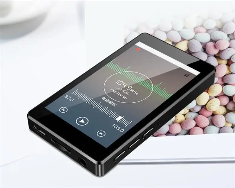 

2021 Newest RUIZU MP3 Player D20 Full Touch Screen 3.0 Inch Built-in Speaker HIFI Lossless Music Player with FM, Video Player