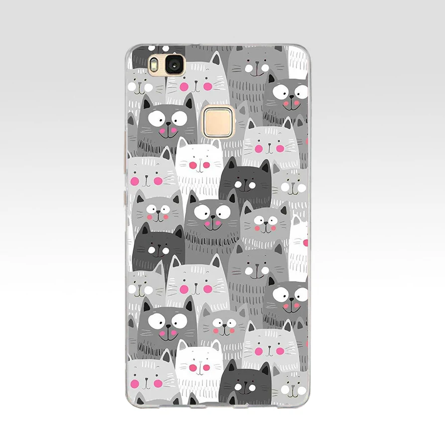5 G For Cover Huawei P9 Lite Case Cute Animal Silicon Soft TPU for Funda Huawei P9 Lite Case P9 P9Lite Phone Back Cases - Color: 5