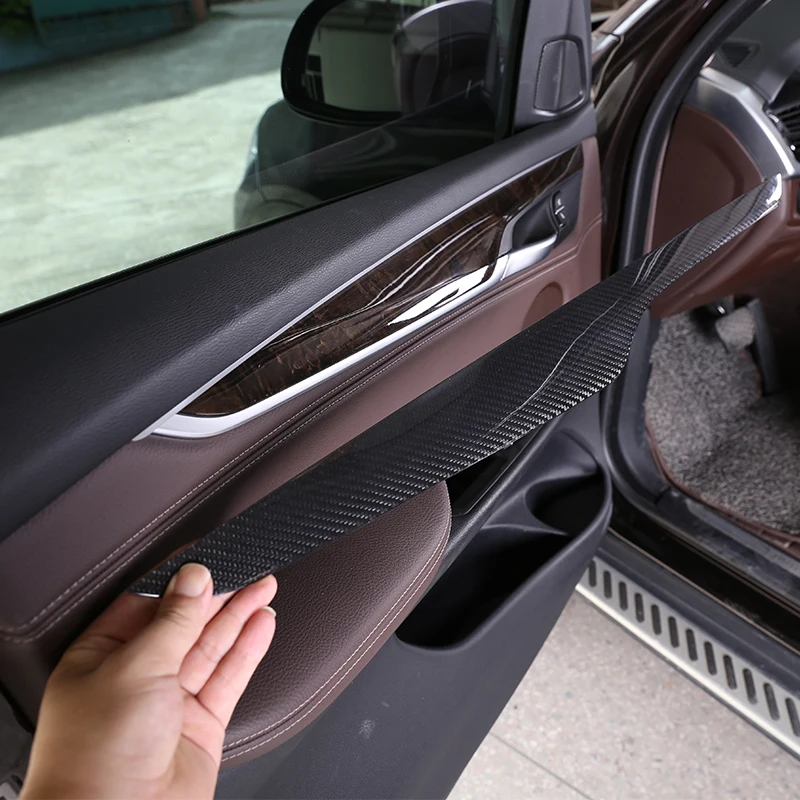 Автомобильные аксессуары для BMW X5 F15 2014 2018 4 шт. отделка панели из натурального
