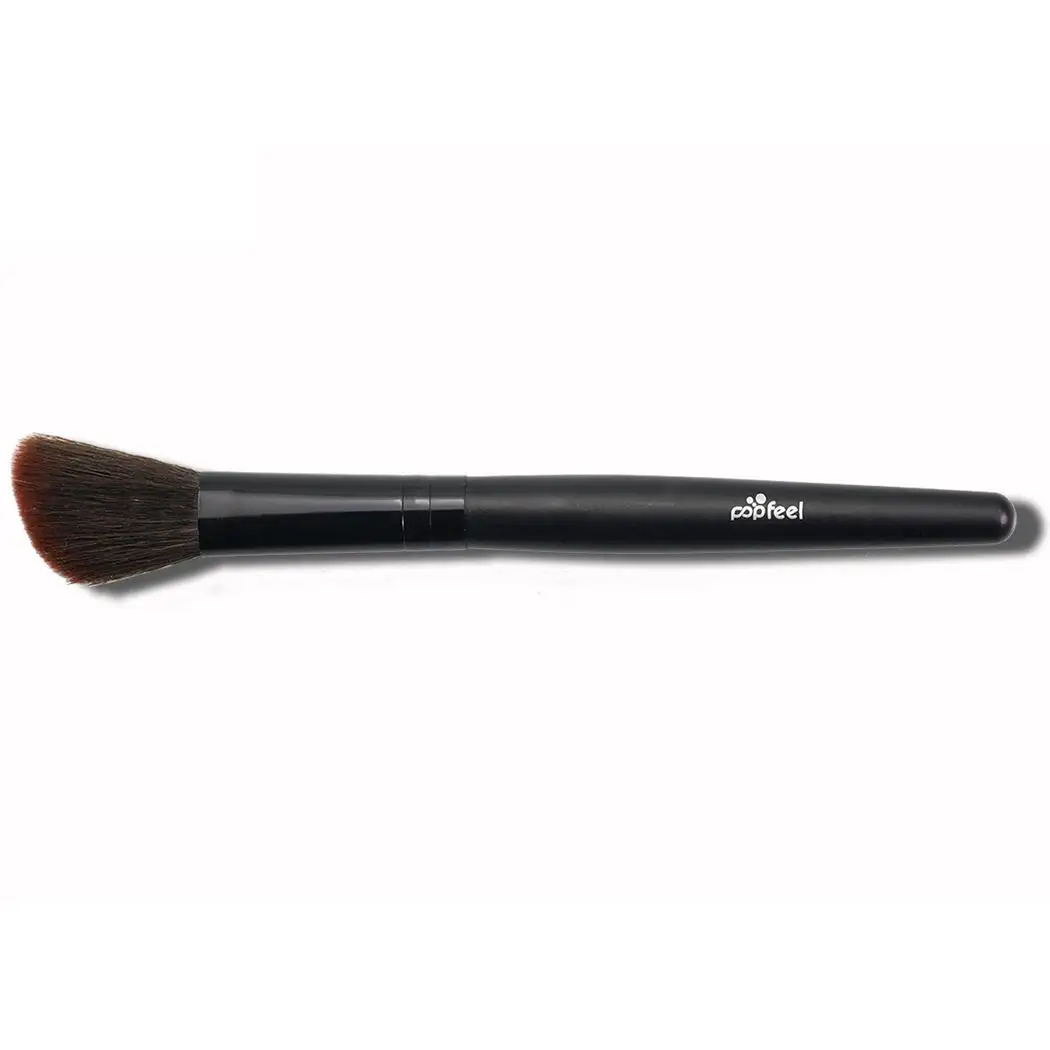 Профессиональный фонд blush brush свободные косой голову макияж кисти для начинающих