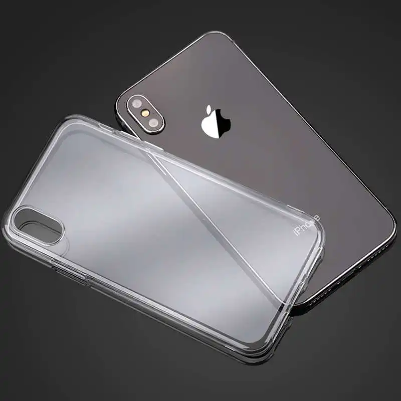 Ультратонкий чехол для Apple iPhone X XS Чехлы для MAX XR прозрачный мягкий чехол из ТПУ для iPhone 6S 6 7 8 Plus 5 5S SE 4 S чехол для телефона Capa