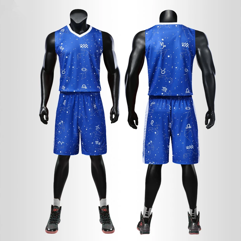 

Новый детский Мужской комплект из баскетбольного Джерси с принтом «сделай сам», для мальчиков, для колледжа, баскетбольный тренировочный к...