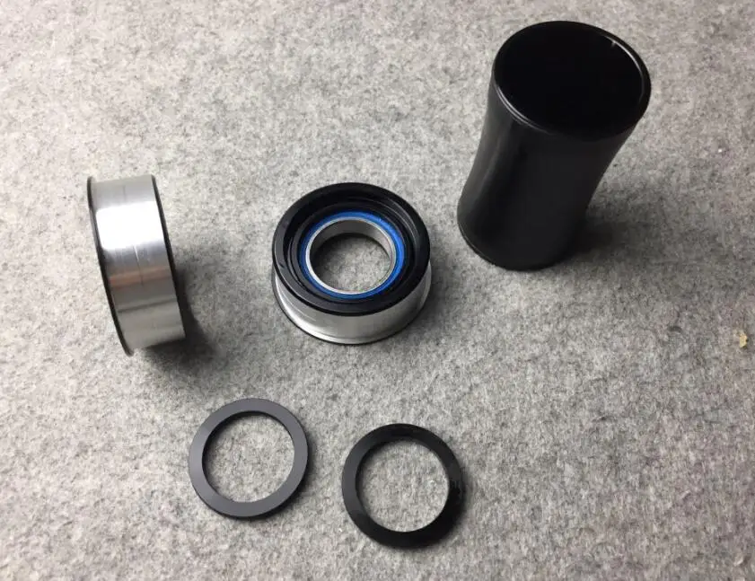 BB386 46 to 24mm Карбоновые шоссейные велосипедные Нижние Винты-держатели BB30 BB68 PF30 BB386 BB79 BBright 46 мм 42 мм 24 мм 30 мм адаптер велосипедные соединительные детали - Цвет: BB386 46 to 24mm