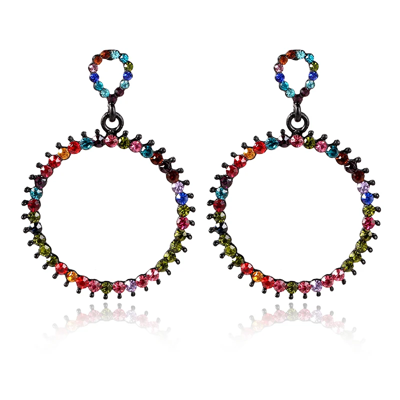 

MIARA.L 2018 New Earring Accessories Hollow Ear Nail Simple Ring Earrings for Female