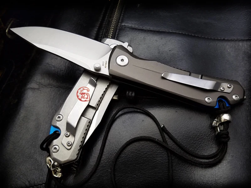 Очень sharpBIGONG герой Тактика Складной нож 9CR18MOV сталь BladeTitanium покрытый стальной руль