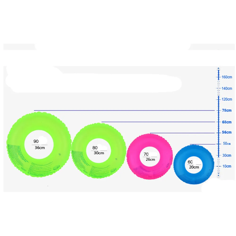 Летнее надувное кольцо для плавания женщин и детей зеленый бассейн река озеро