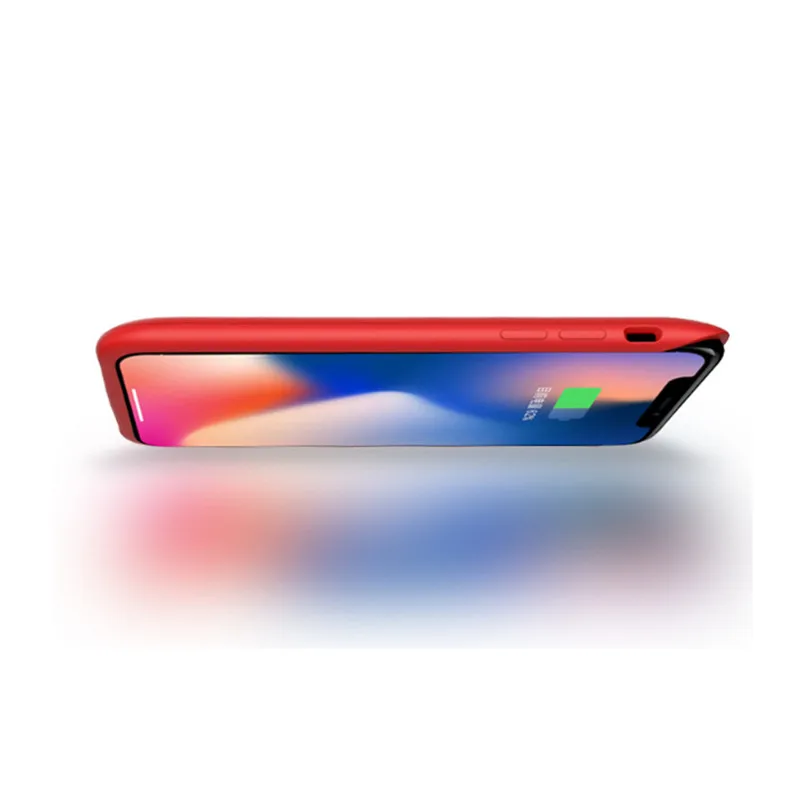 Чехол для аккумулятора iPhone X 4000 мАч перезаряжаемая портативная внешняя зарядка