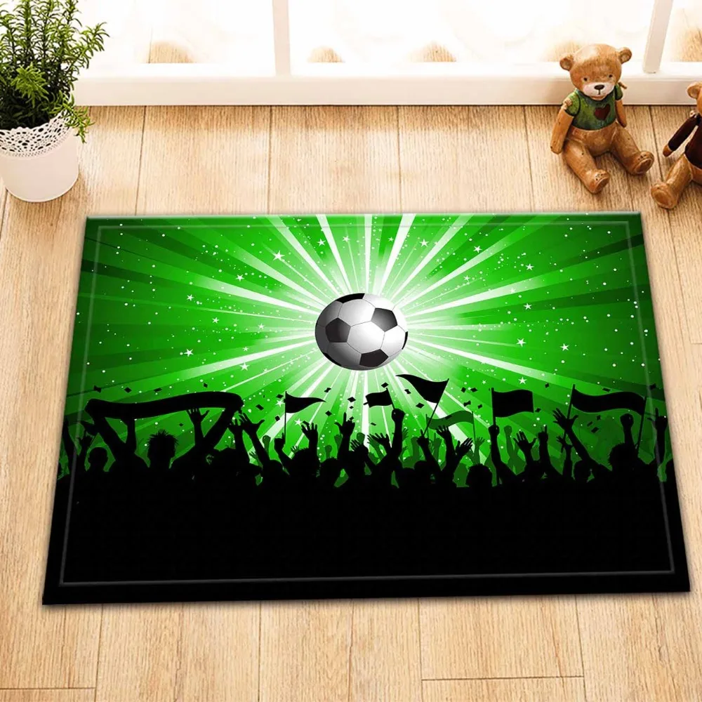 Зеленый Противоскользящий дверной коврик LB на заказ коврики для ванны с