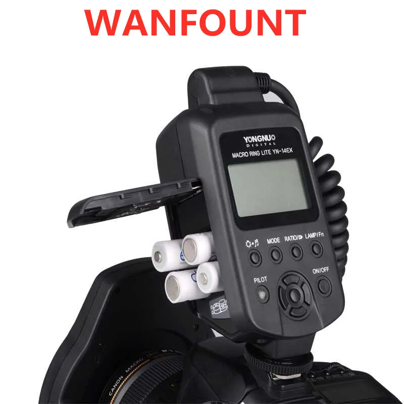 Светодиодная лампа для видеосъемки YongNuo YN-14EX YN14EX ttl кольцо со вспышкой дял с переходное кольцо Speedlite для Canon DLSR 550D 650D 5Ds 5Dsr 760D 5D 750D 6D