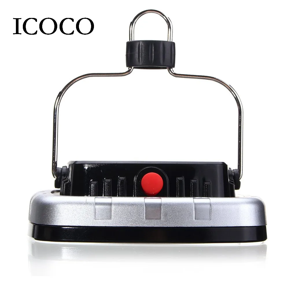 ICOCO COB LED Солнечный Свет USB перезаряжаемая лампа для палатки кемпинга портативное