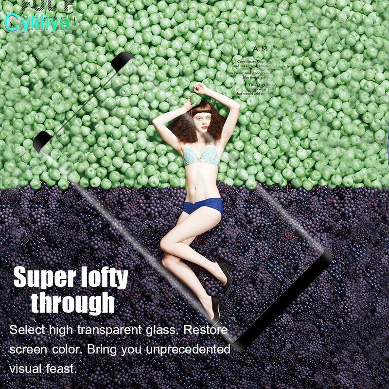 Версия Не полное покрытие закаленного стекла для Samsung Galaxy Note 9 8 S10 S9 S8 Plus S7 S6 Edge 200 шт/лот on.