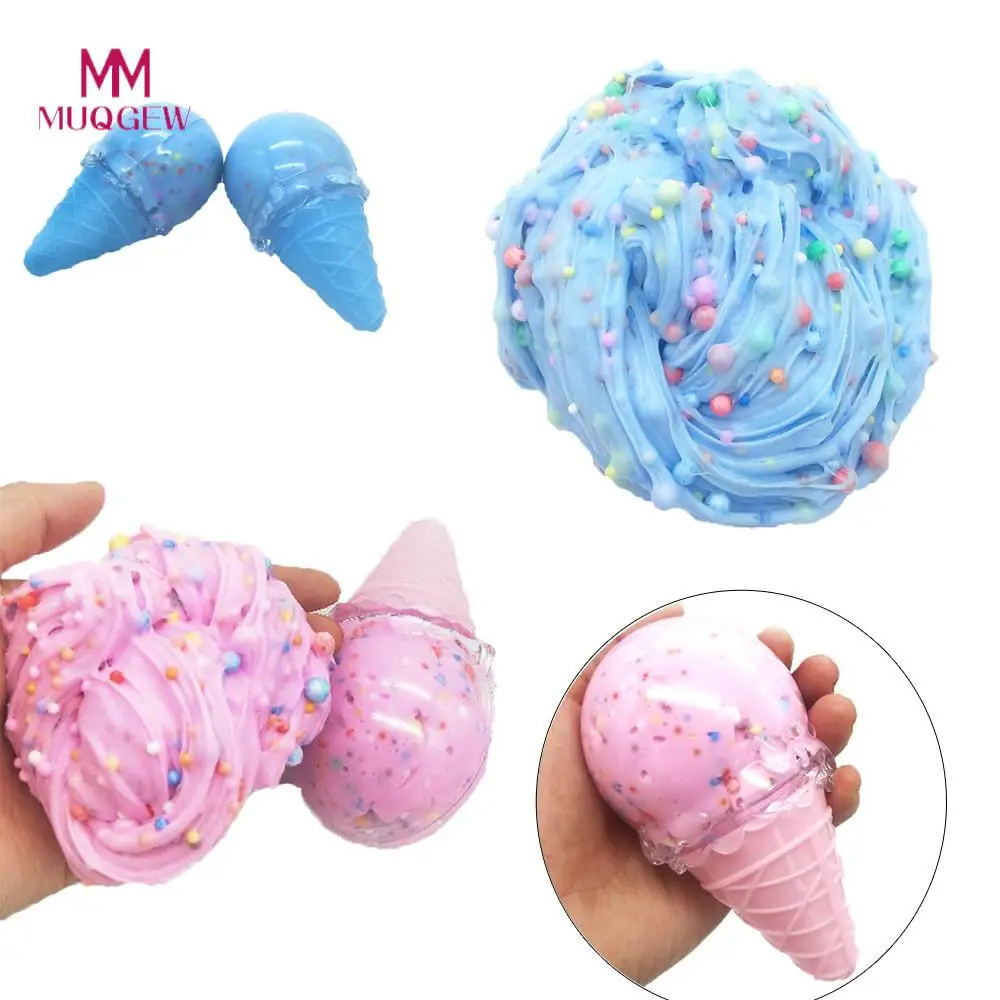 MUQGEW Poopsie слизи сюрприз Ice для взбивания сливок облако шпатлевка Ароматические стресс Дети кристалл глина игрушка Mujer мягкими