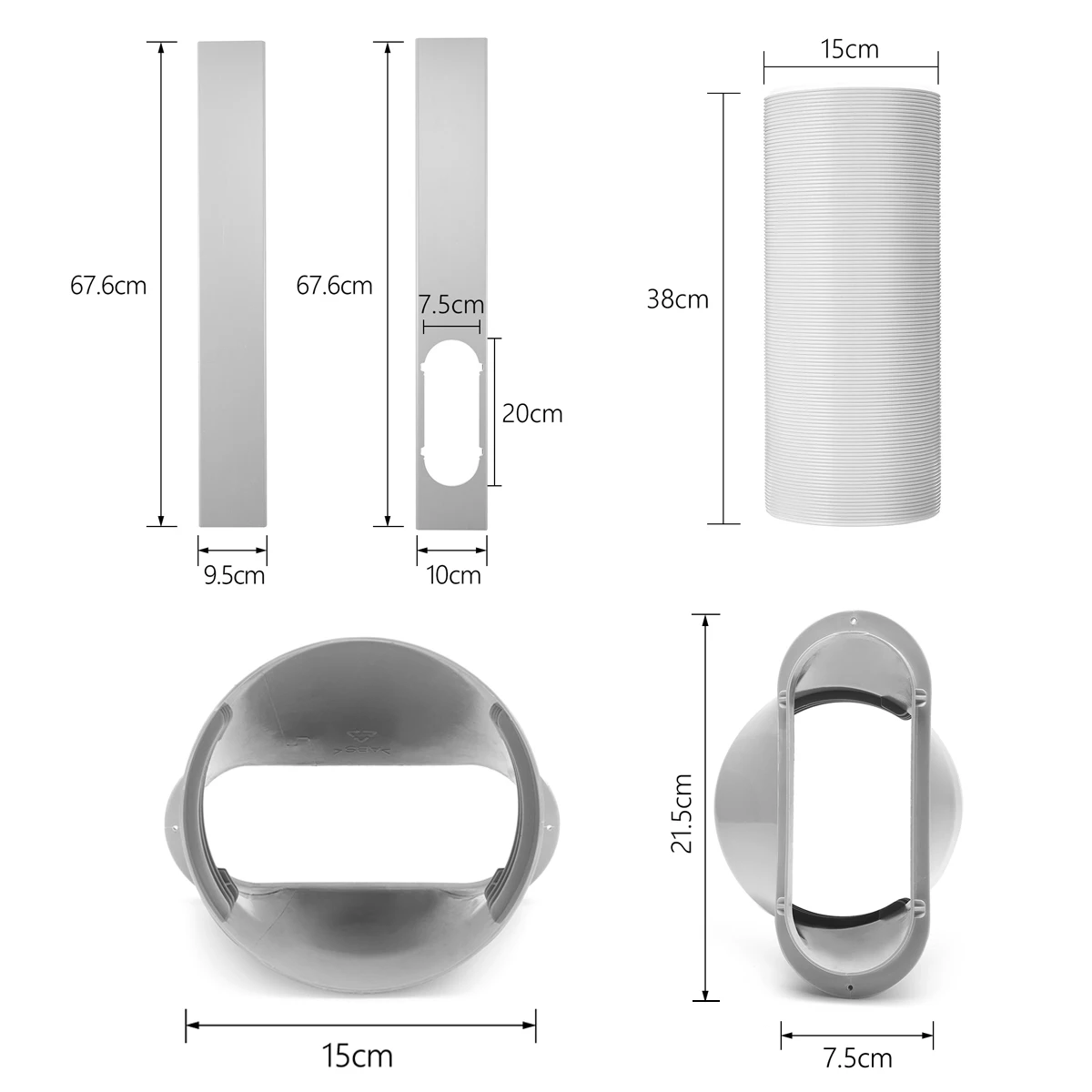 79 &quotВыпускной Шланг 6&quot диаметр для кондиционера + оконный адаптер комплект