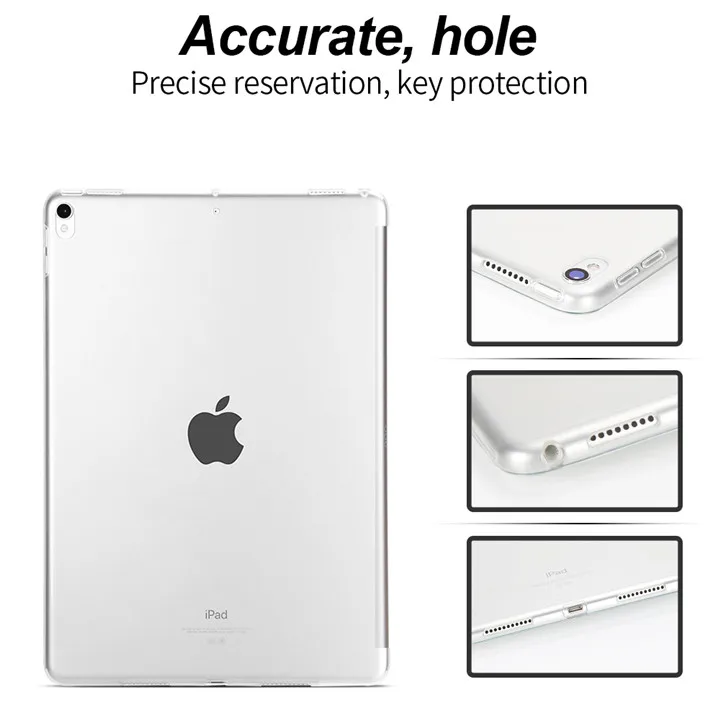 Для iPad Pro 10,5 чехол, ТПУ задняя крышка aiyopeen прозрачный мягкий защитный чехол для iPad Pro 10,5 Air 3 чехол