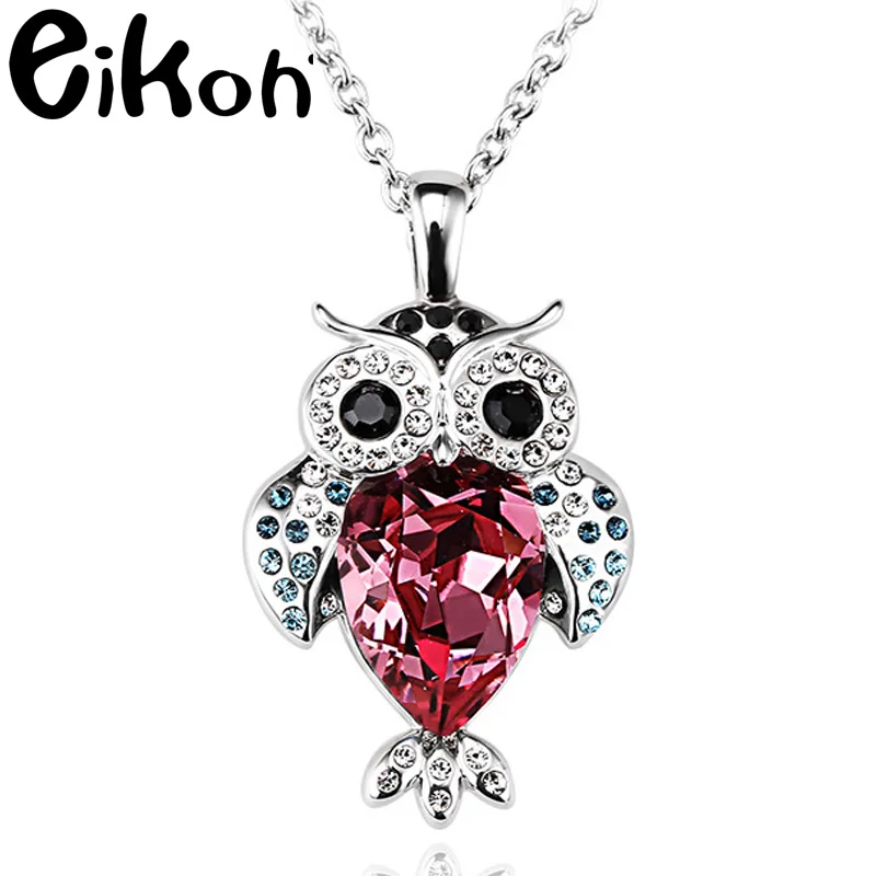 Eikoh Сова Ожерелье Ювелирные Изделия Аксессуар Белого Золота Цвет Boho Длинные