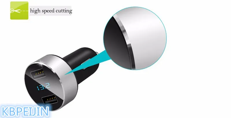 Новое автомобильное зарядное устройство с двумя USB-портами и светодиодной