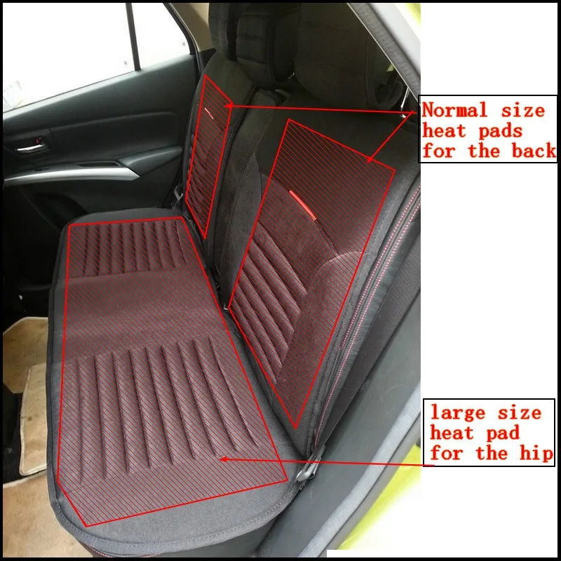 10 sets/lot DHL free carbon fiber seat heater kits for the back of Toyota RAV4 | Автомобили и мотоциклы