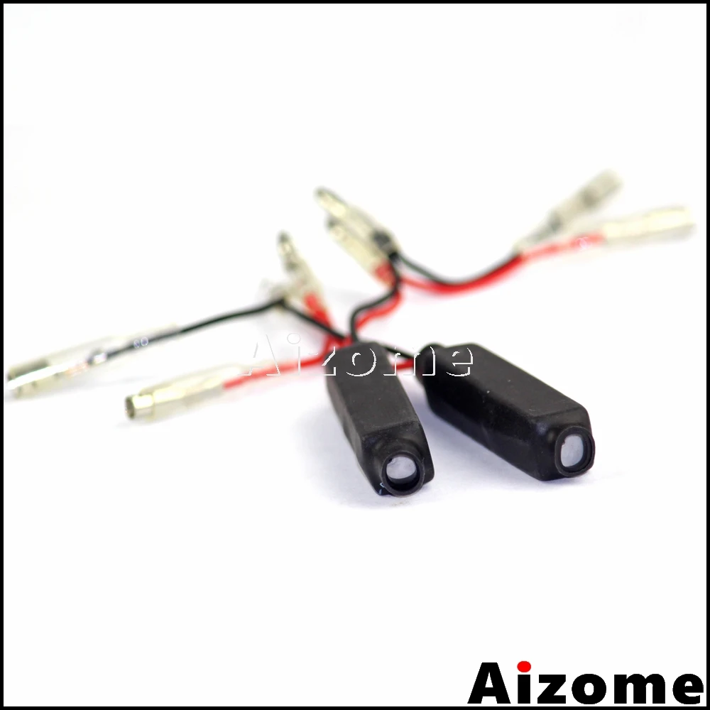 1 пара Светодиодные поворотники для мотоцикла световые мигалки нагрузочные