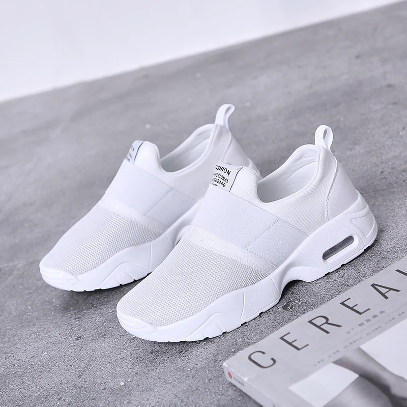 Парные спортивные беговые кроссовки женские сетчатые дышащие с воздушной