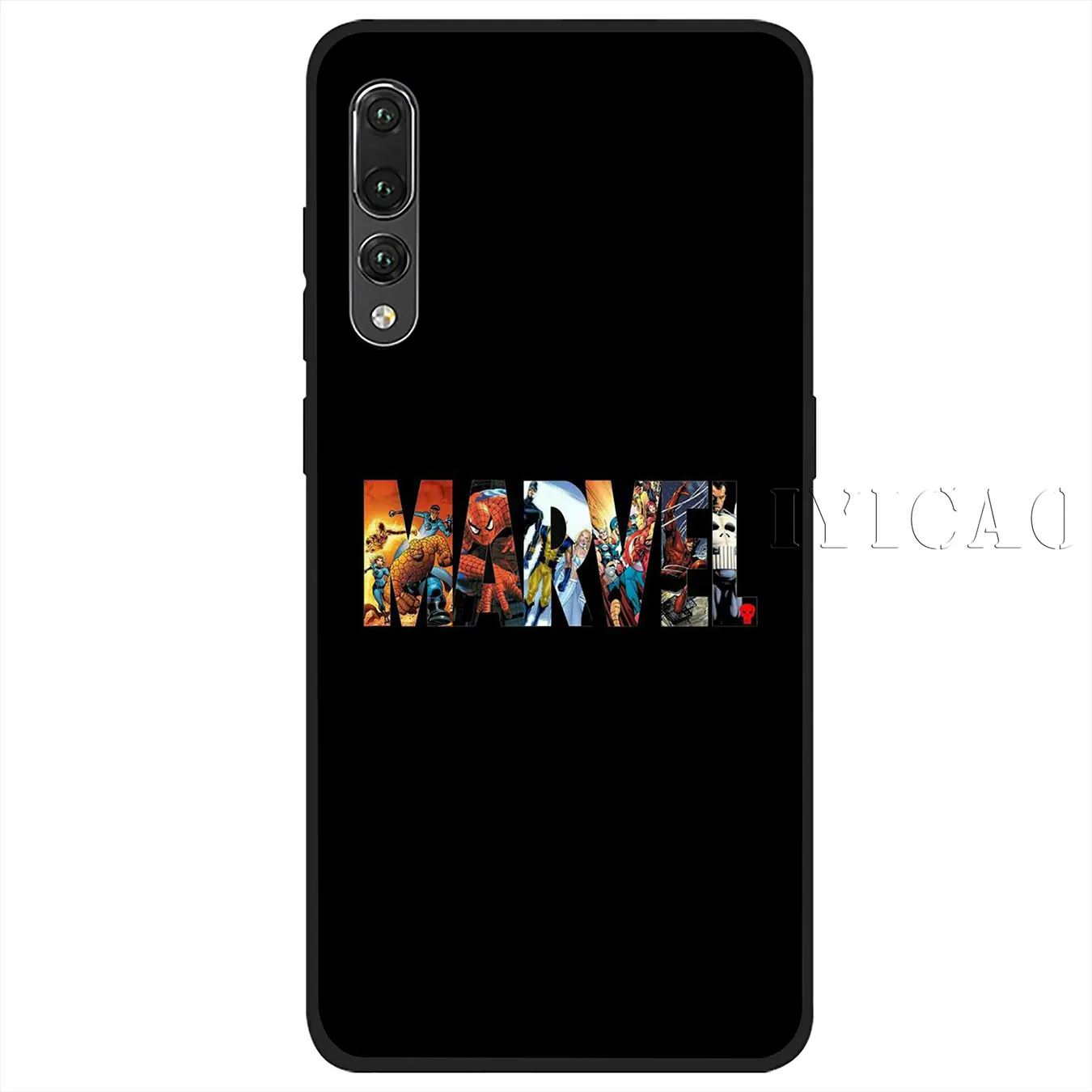 IYICAO Мягкий силиконовый чехол с логотипом Marvel Superheroes для Huawei P30 P20 Pro P10 P9 P8 Lite Mini 2017