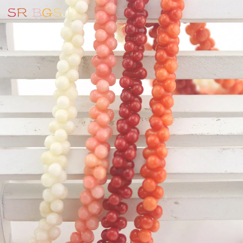 Free Shipping 4x8mm Popular Beads Peanut Bone Shape Gems Stone Genuine Natural Coral Jewelry Making Strand 15&quot|bead strands|jewelry making