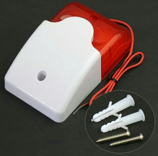 Проводная Стробоскопическая сирена сигнальная для системы охранной