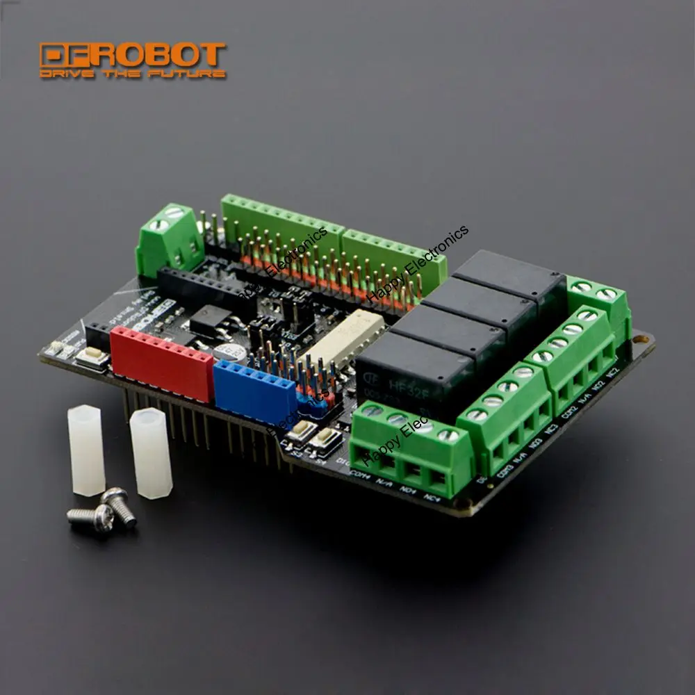 Четырехканальный Релейный Щит DFRobot V2.1 4 канала 9 В поддержка ввода/вывода XBee