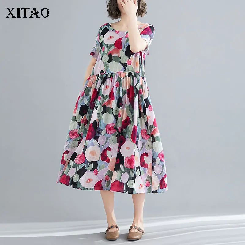 [XITAO] Лето 2019 новое поступление женское повседневное свободное модное лоскутное