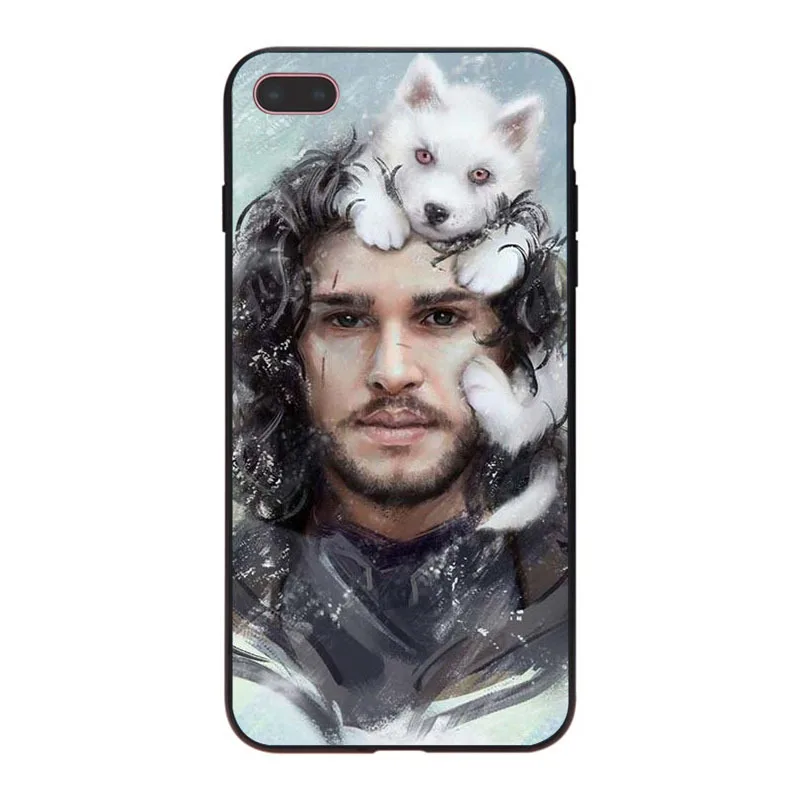 MaiYaCa Игра престолов волк Новинка Fundas чехол для телефона iPhone 8 7 6 6S Plus X 10 5 5S SE 5C Coque