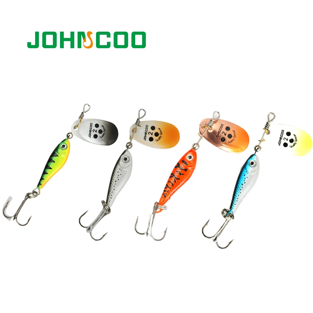 JOHNCOO 1 шт. Новинка Спиннер наживка металлическая ложка приманка 11 г 15 20