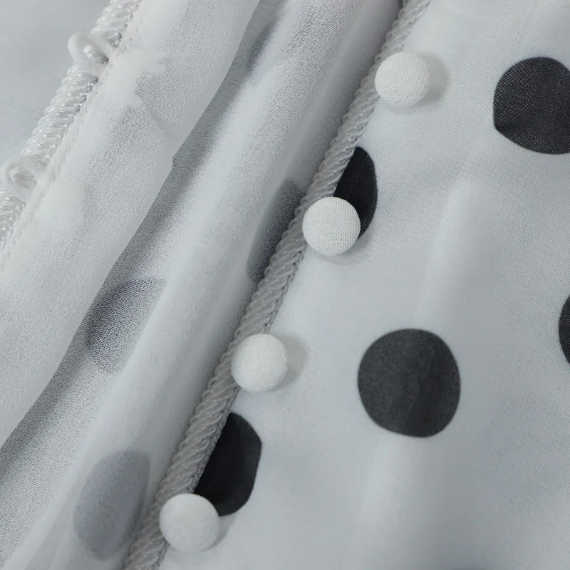 Женская рубашка-Оксфорд новинка весны 2019 винтажная прозрачная блузка-рубашка в